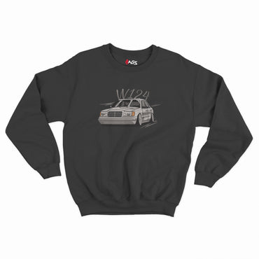Cars | Mercedes W124 embroidered Sweater