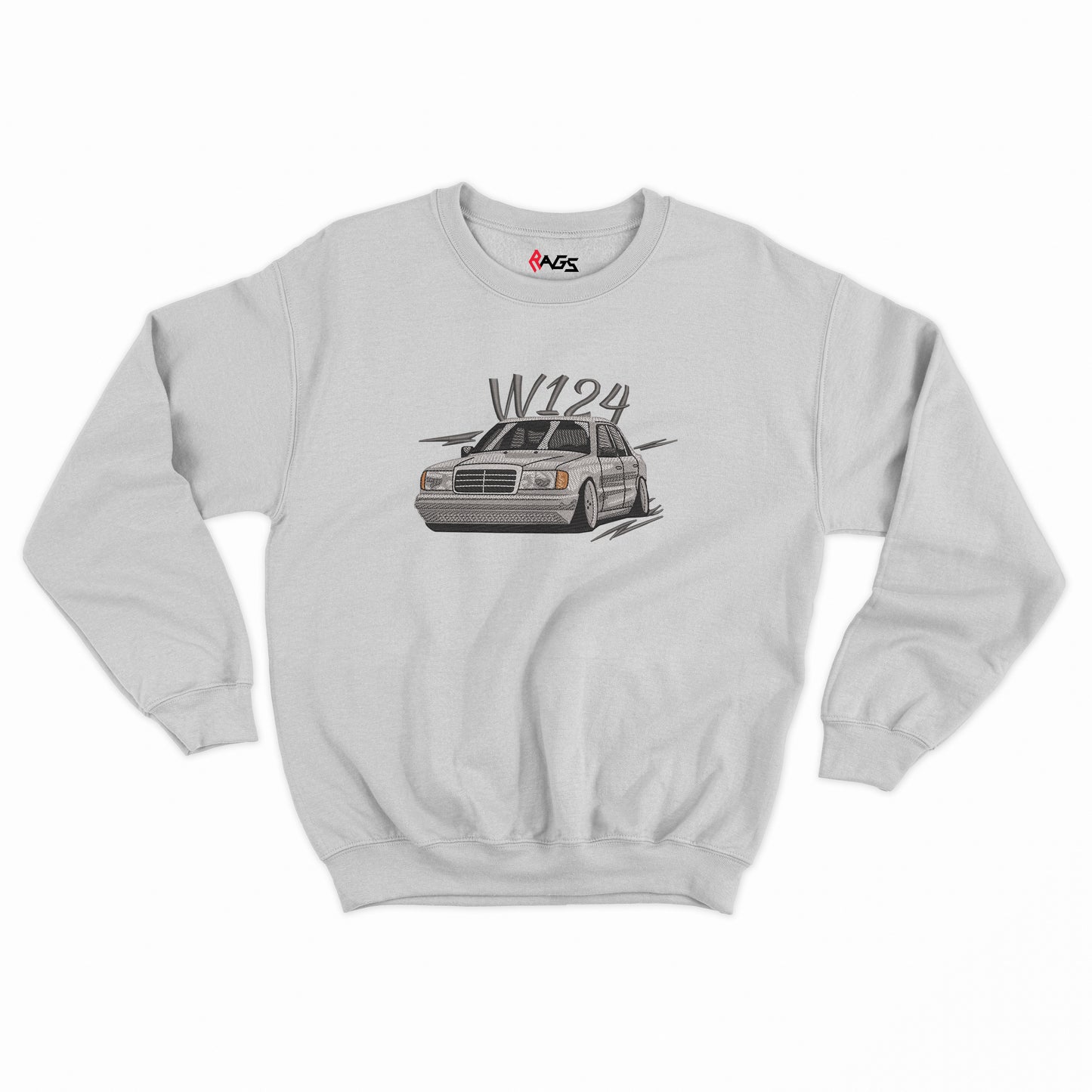 Cars | Mercedes W124 embroidered Sweater