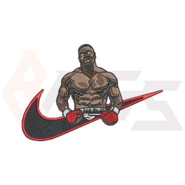 Тениска с бродерия Mike Tyson