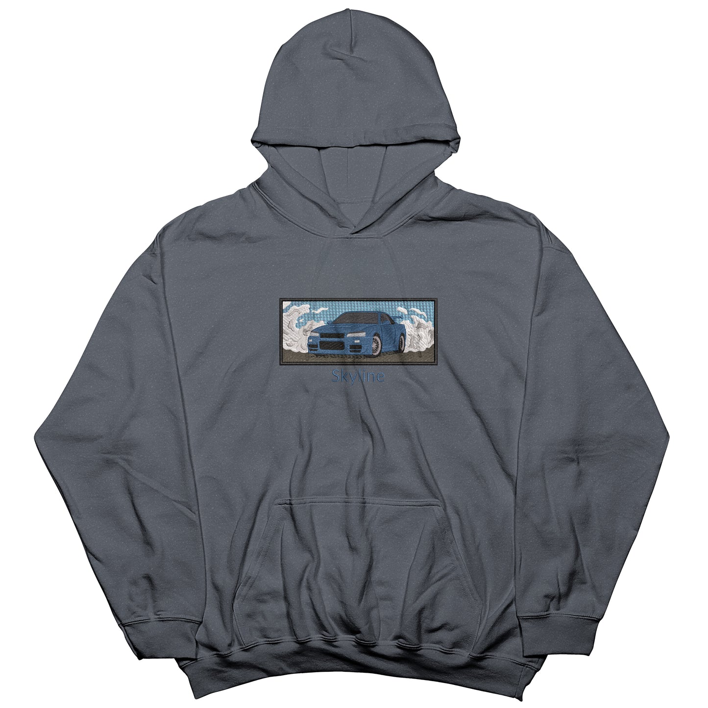 Cars | Nissan Skyline R34 embroidered Hoodie