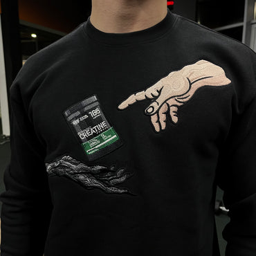 Gym | Holy Pump by Creatine embroidered Sweater