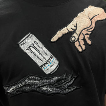 Gym | Holy Pump by White Monster embroidered T-shirt