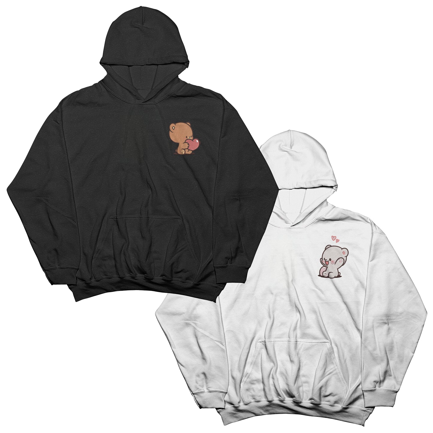 Couples Sets | Hoodies with Embroidered Bears