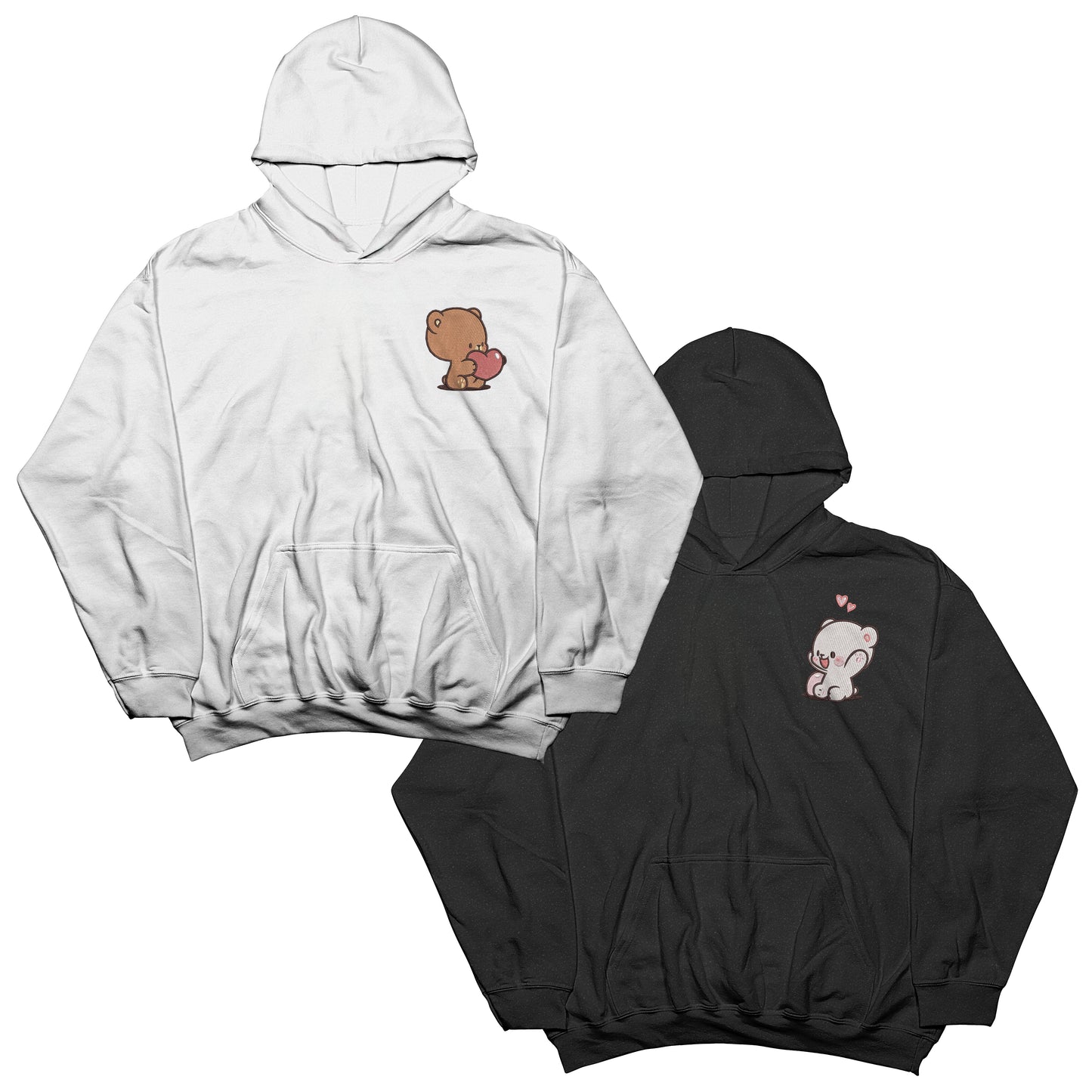 Couples Sets | Hoodies with Embroidered Bears
