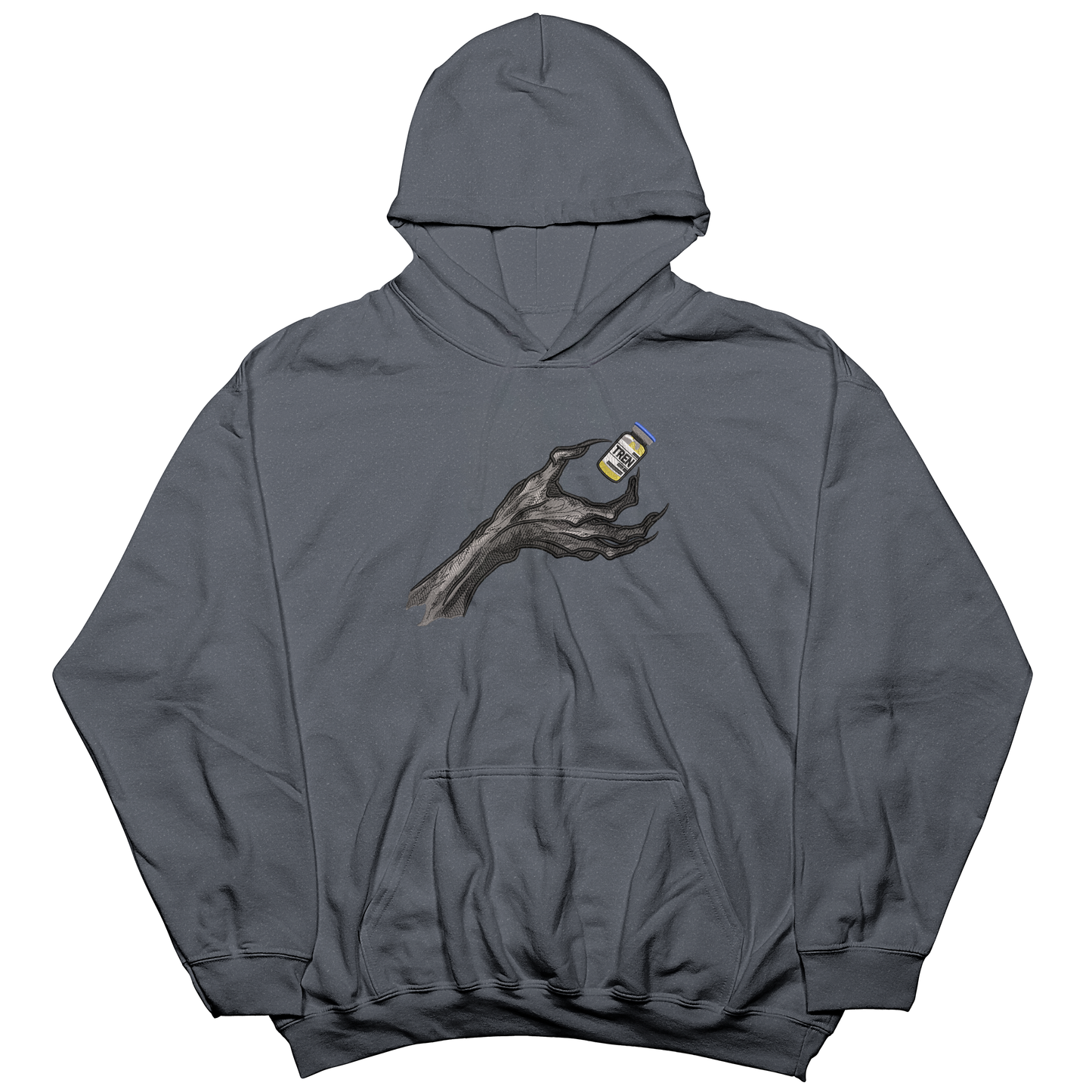 Gym | Berserk arm with Tren embroidered Hoodie