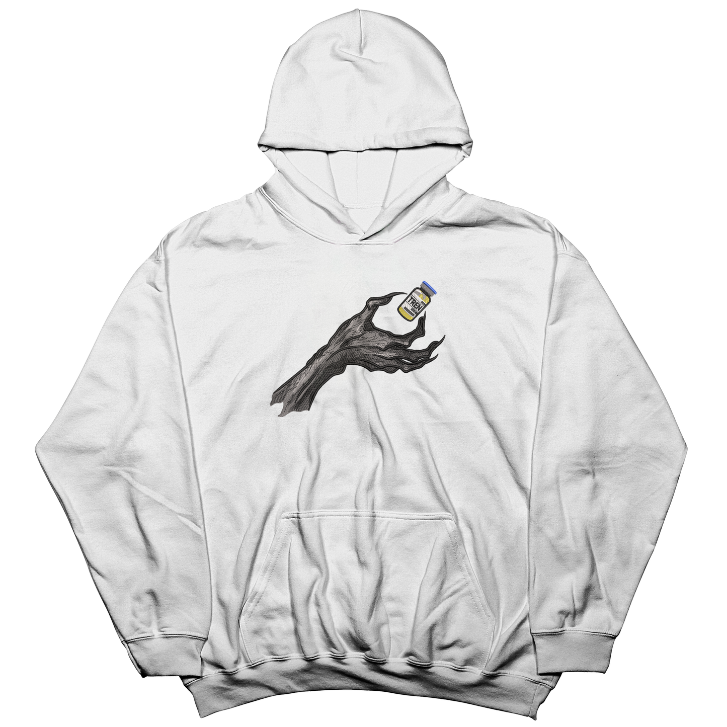 Gym | Berserk arm with Tren embroidered Hoodie