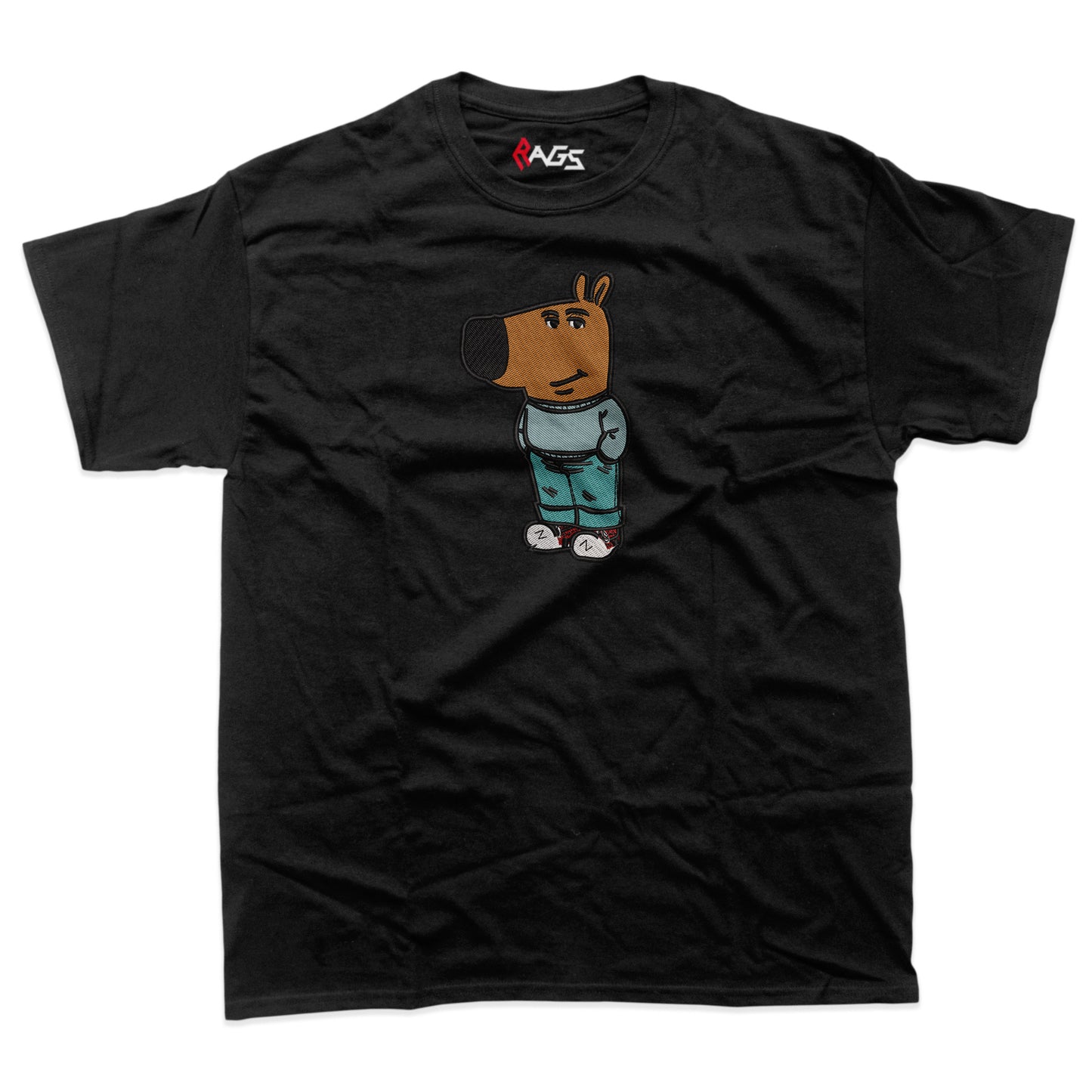 Chill Guy embroidered T-shirt