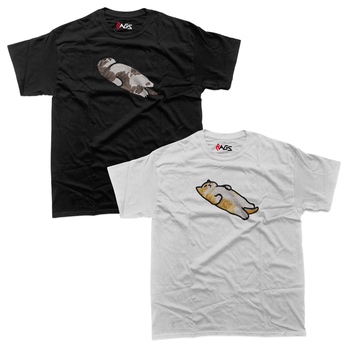 Couples Sets | T-shirts with Embroidered Cats