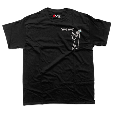 Monster Addict Cat embroidered T-shirt