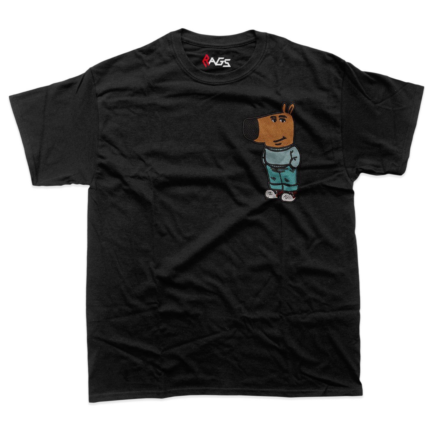 Chill Guy embroidered T-shirt
