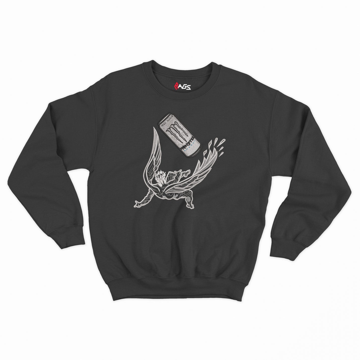Gym | Icarus Falling by White Monster embroidered Sweater