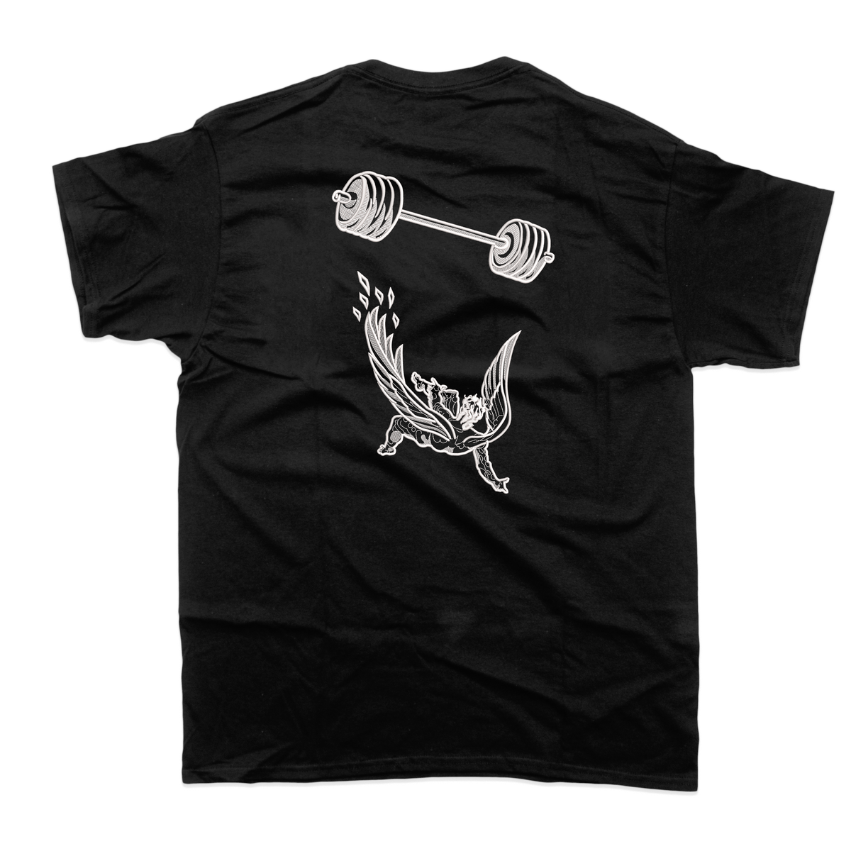 Gym | Icarus Gym Falling embroidered T-shirt