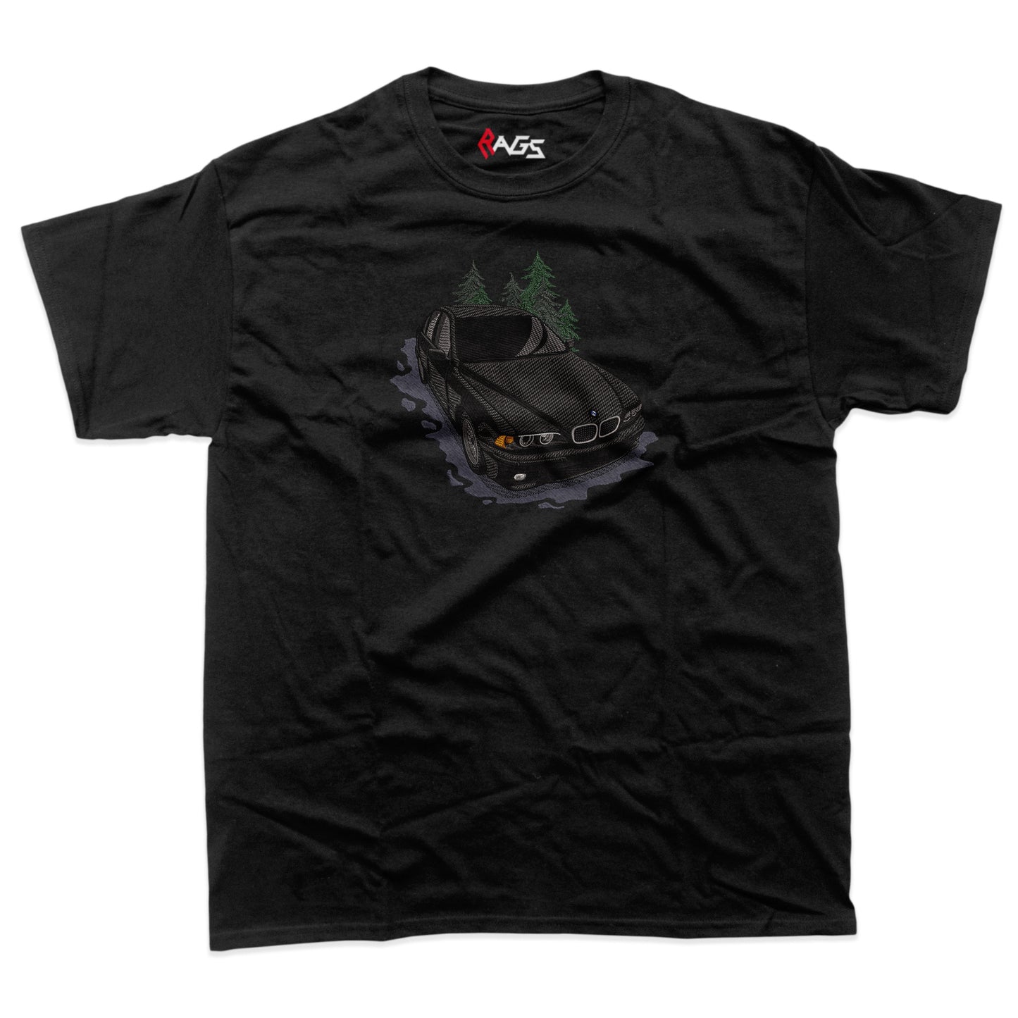 Cars | BMW E39 embroidered T-shirt