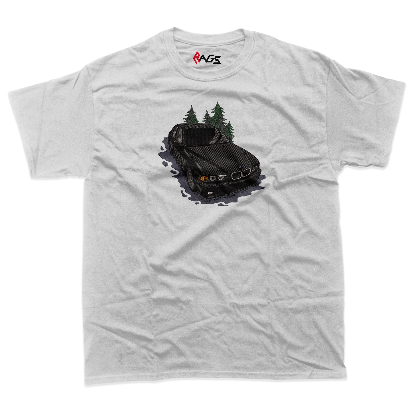 Cars | BMW E39 embroidered T-shirt