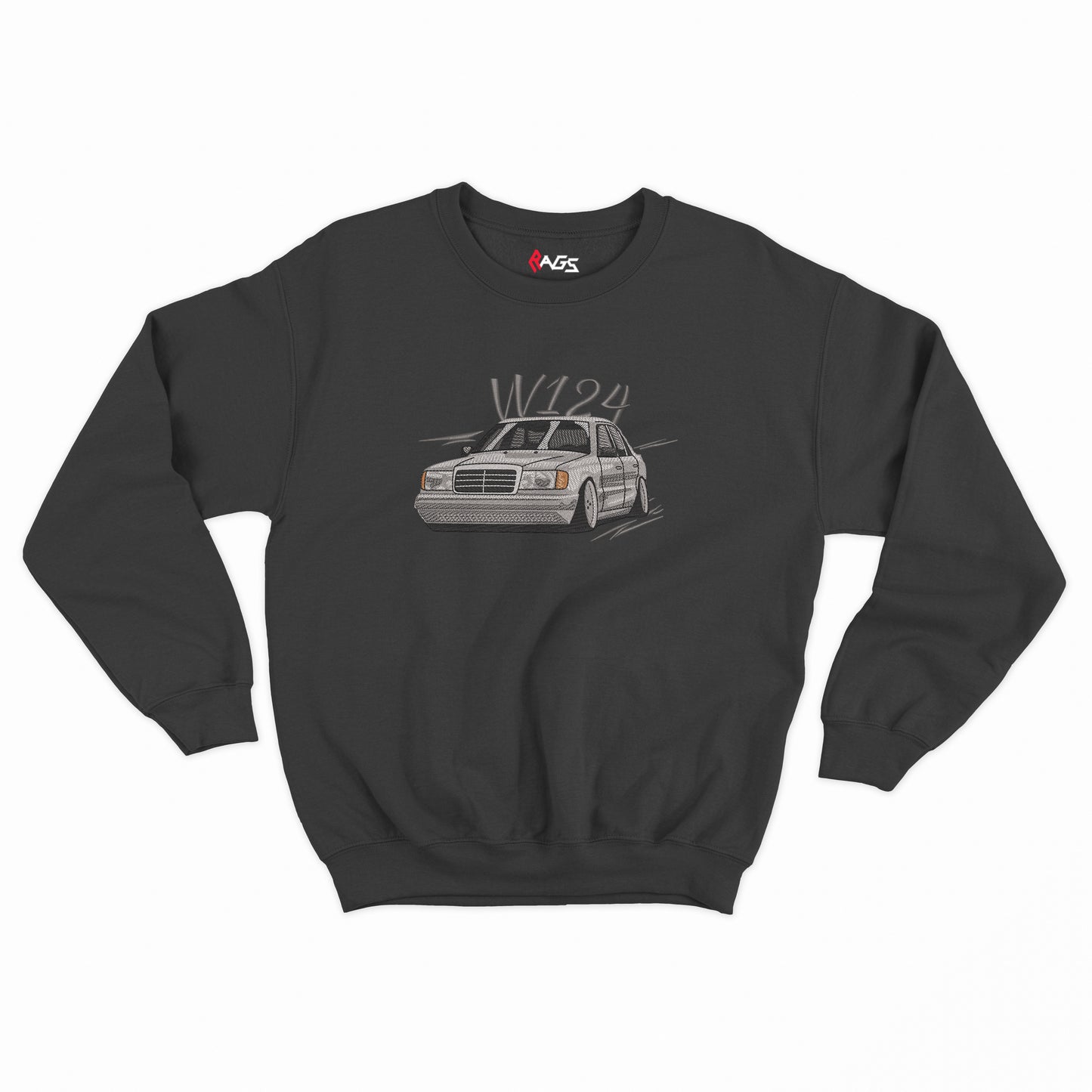 Cars | Mercedes W124 embroidered Sweater