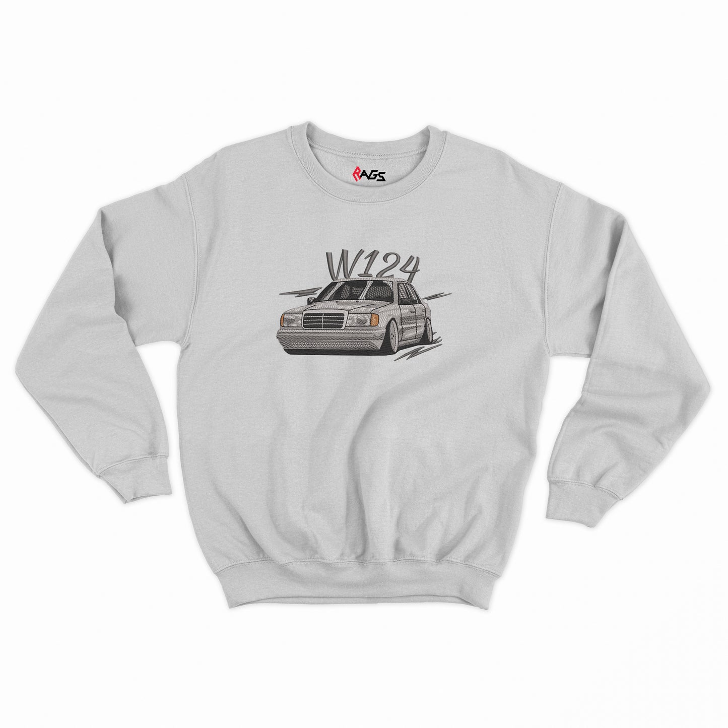 Cars | Mercedes W124 embroidered Sweater