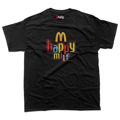 Тениска с бродерия Happy M!lf