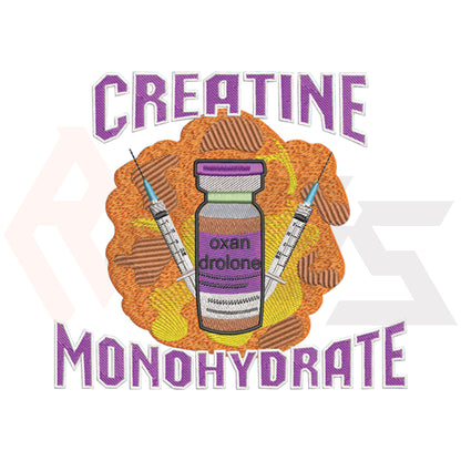 Суитшърт с бродерия Creatine Monohydrate