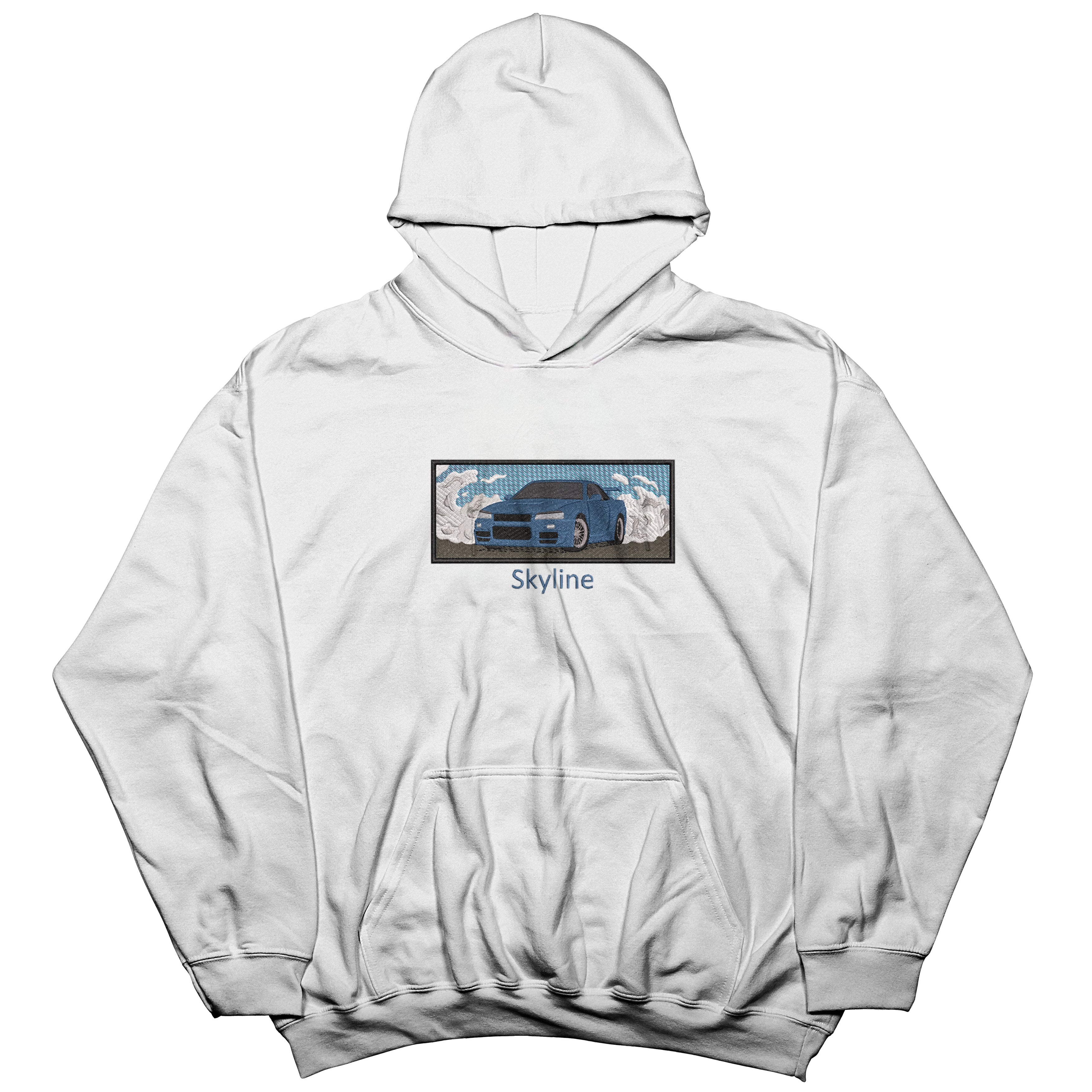 Cars | Nissan Skyline R34 embroidered Hoodie