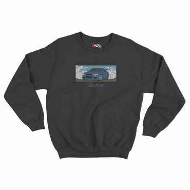 Cars | Nissan Skyline R34 Embroidered Sweater