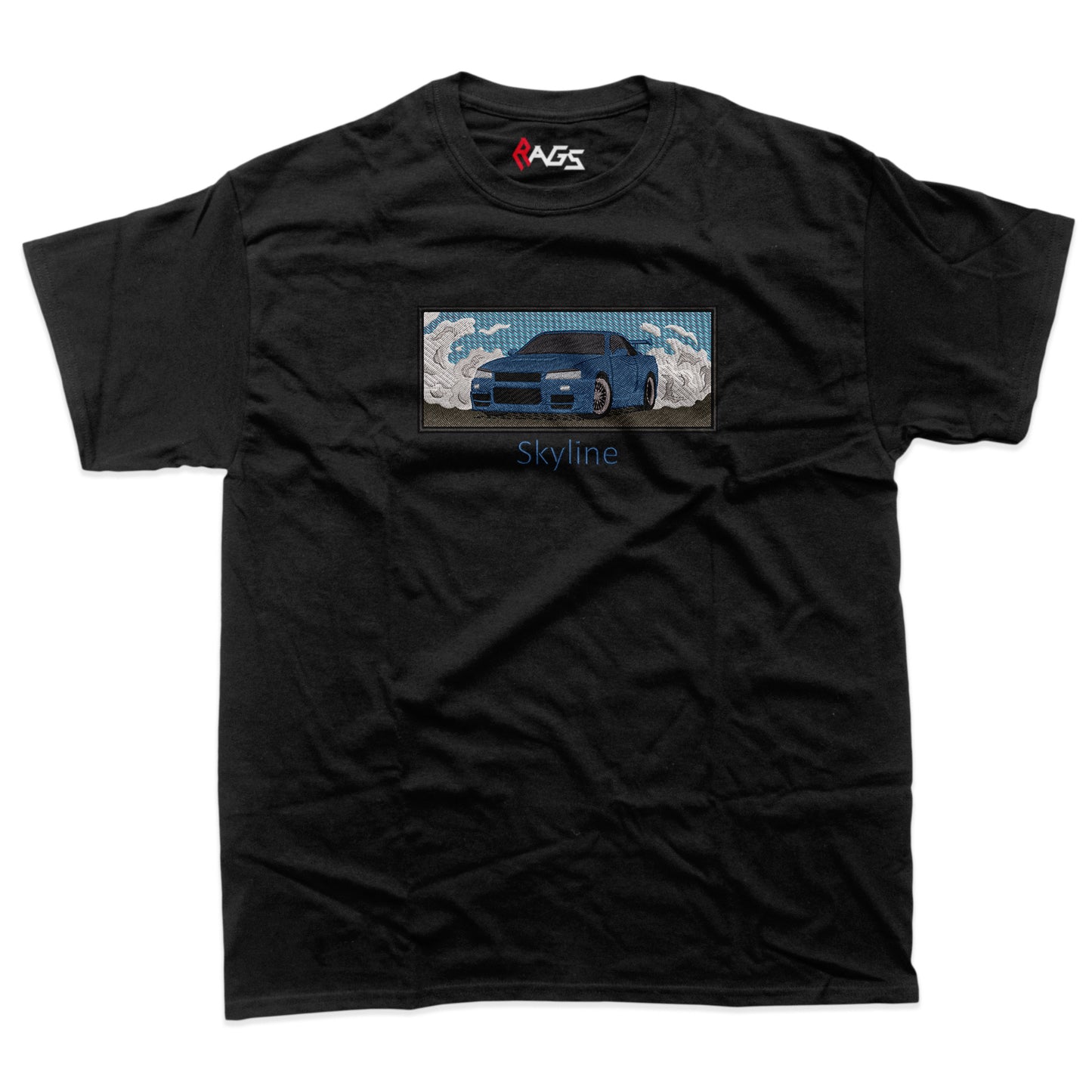 Cars | Nissan Skyline R34 embroidered T-shirt