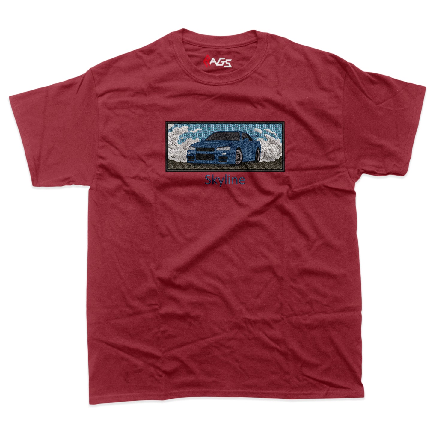 Cars | Nissan Skyline R34 embroidered T-shirt