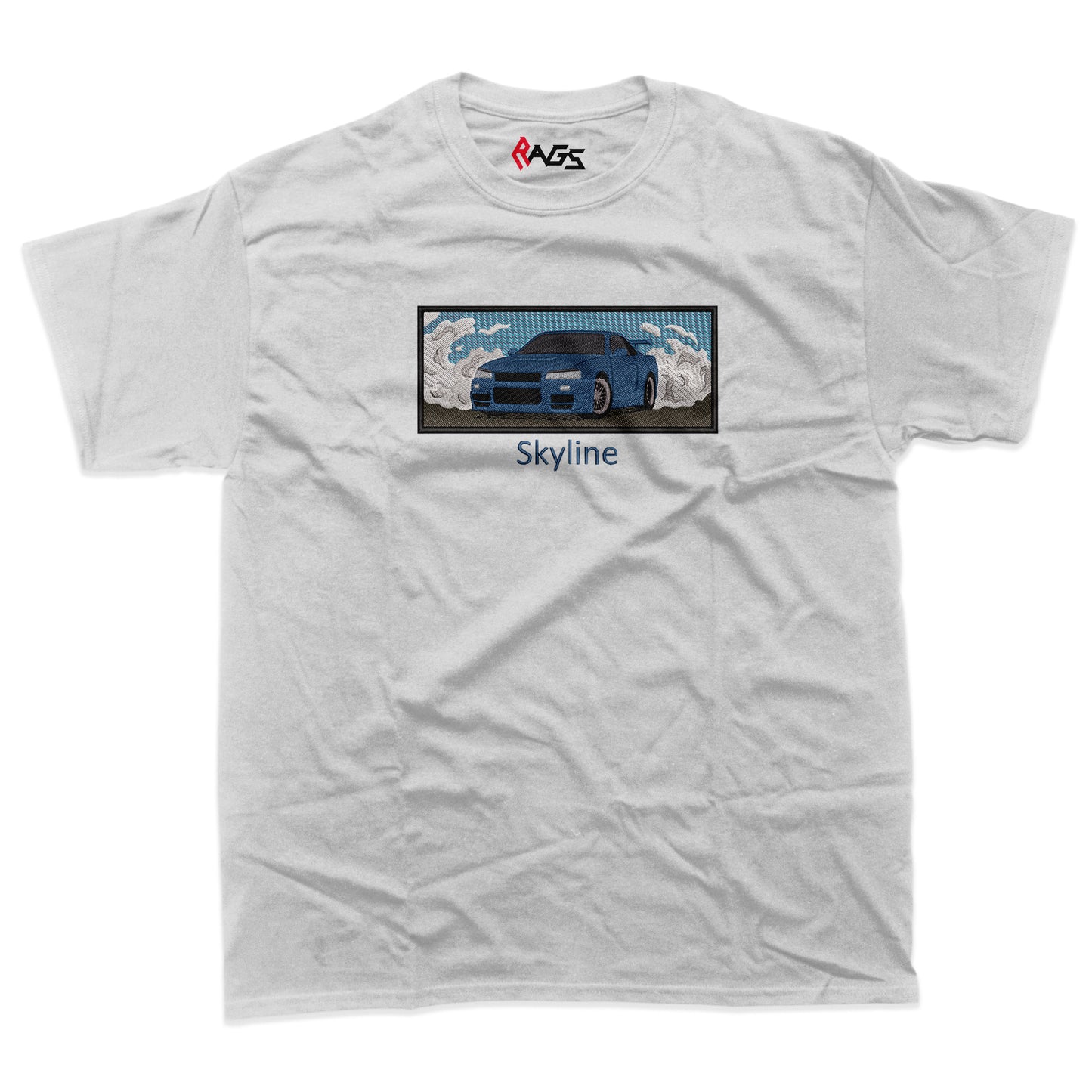 Cars | Nissan Skyline R34 embroidered T-shirt