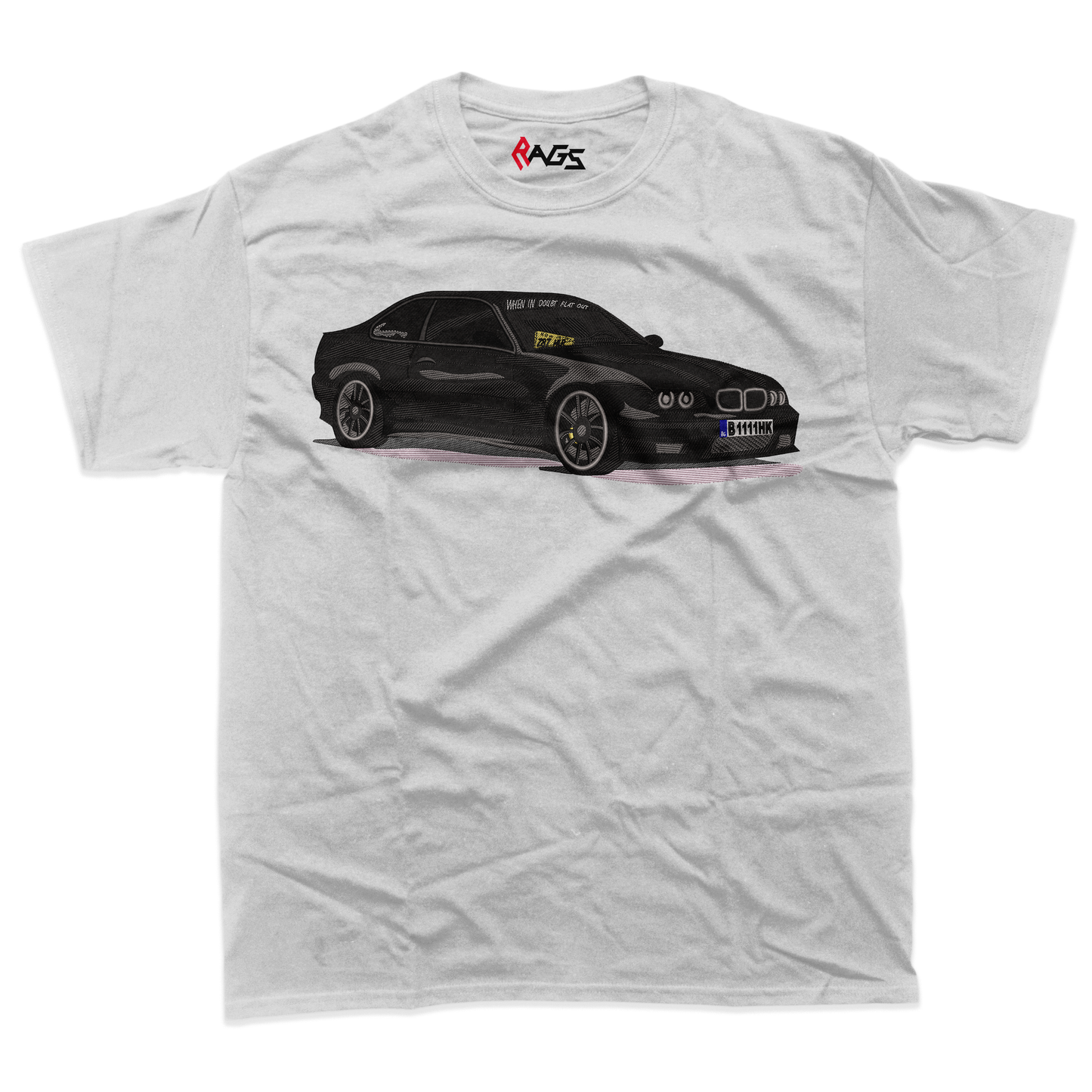 Cars | BMW E46 embroidered T-shirt
