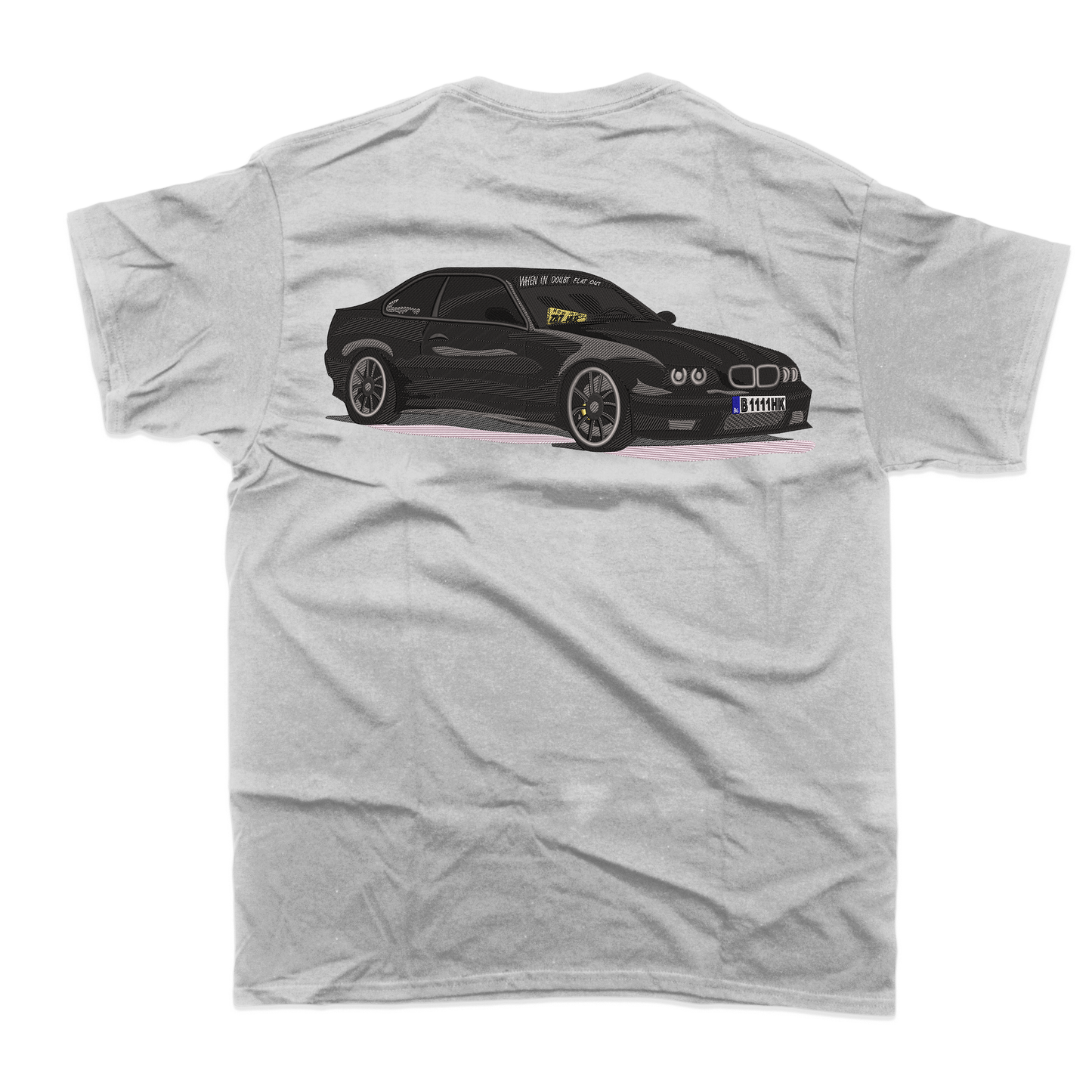 Cars | BMW E46 embroidered T-shirt