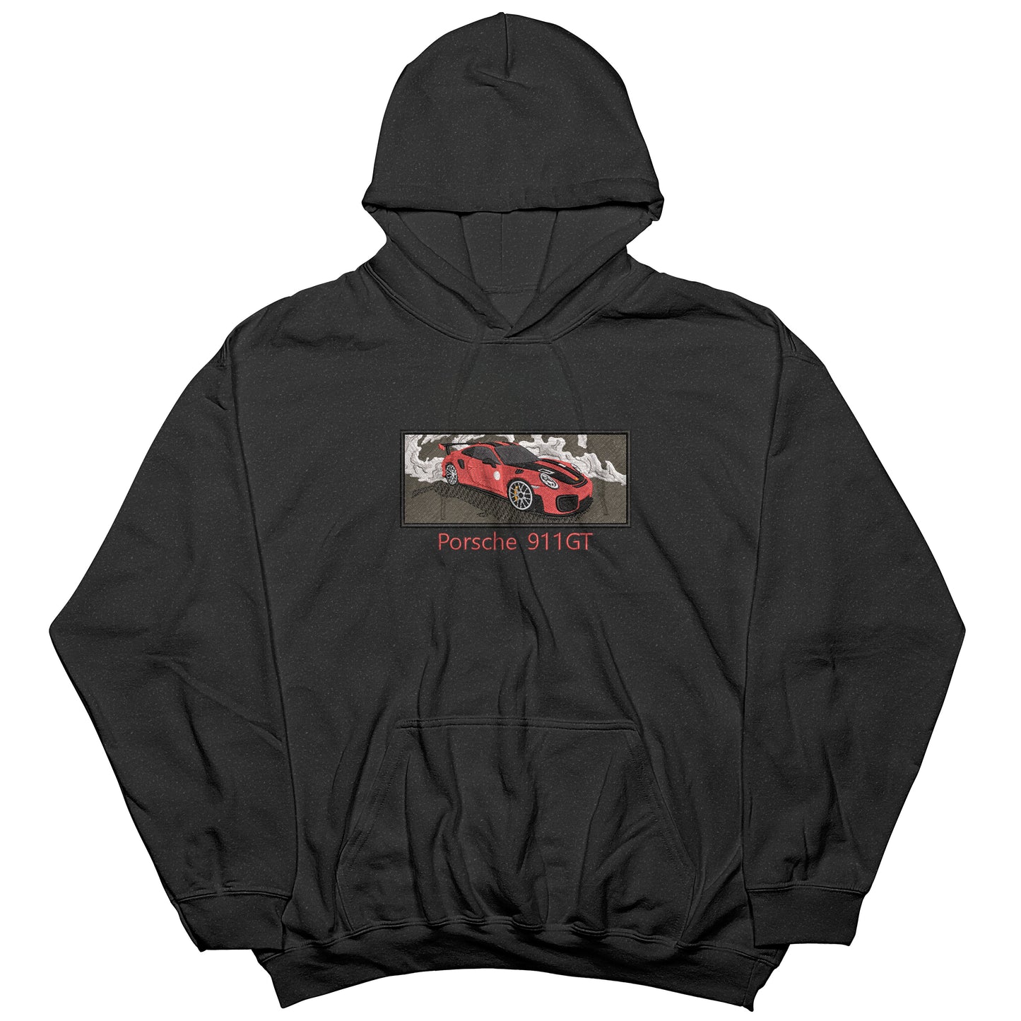 Cars | Porsche 911GT embroidered Hoodie