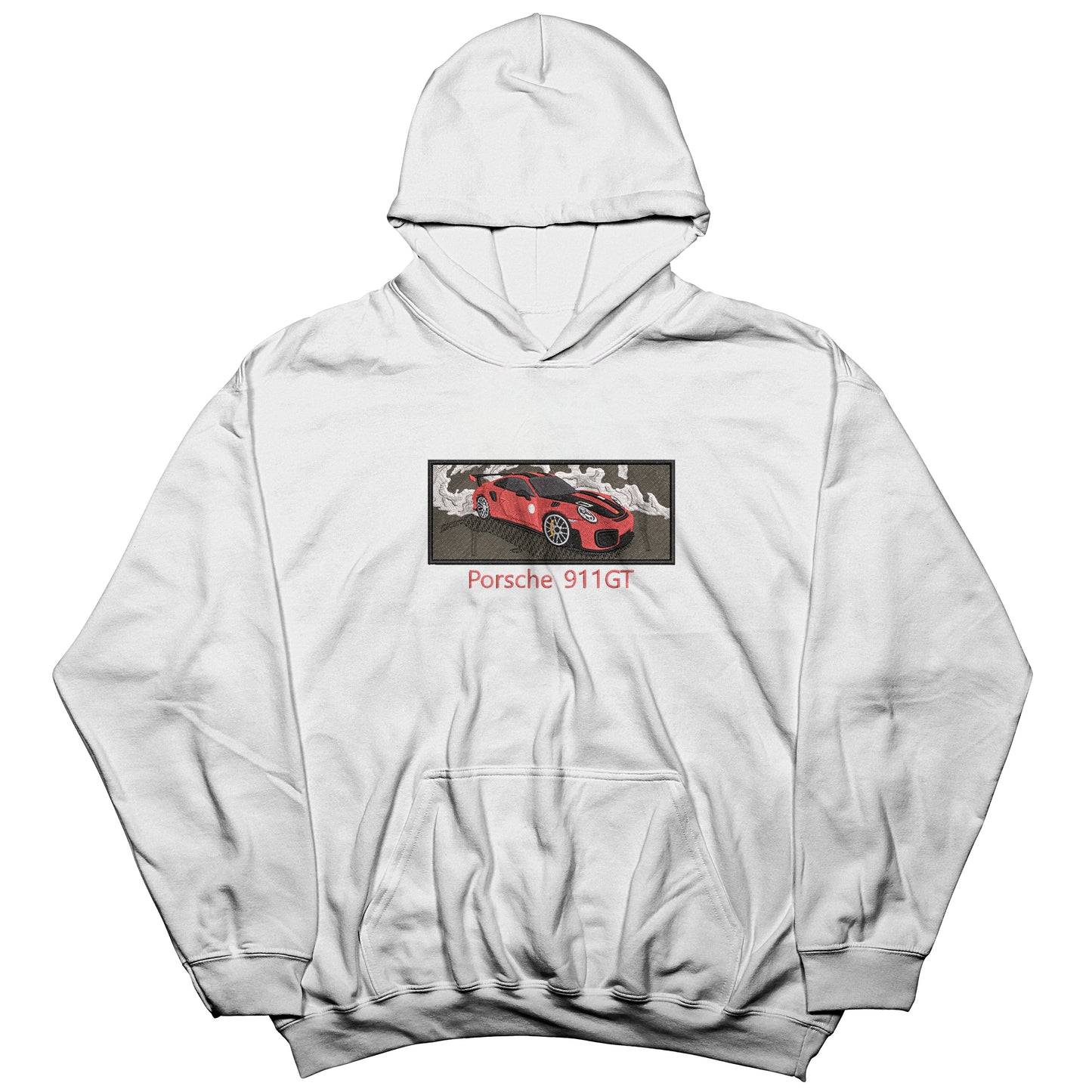 Cars | Porsche 911GT embroidered Hoodie