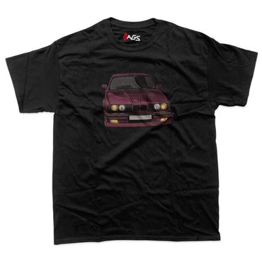 Cars | BMW E34 embroidered T-shirt