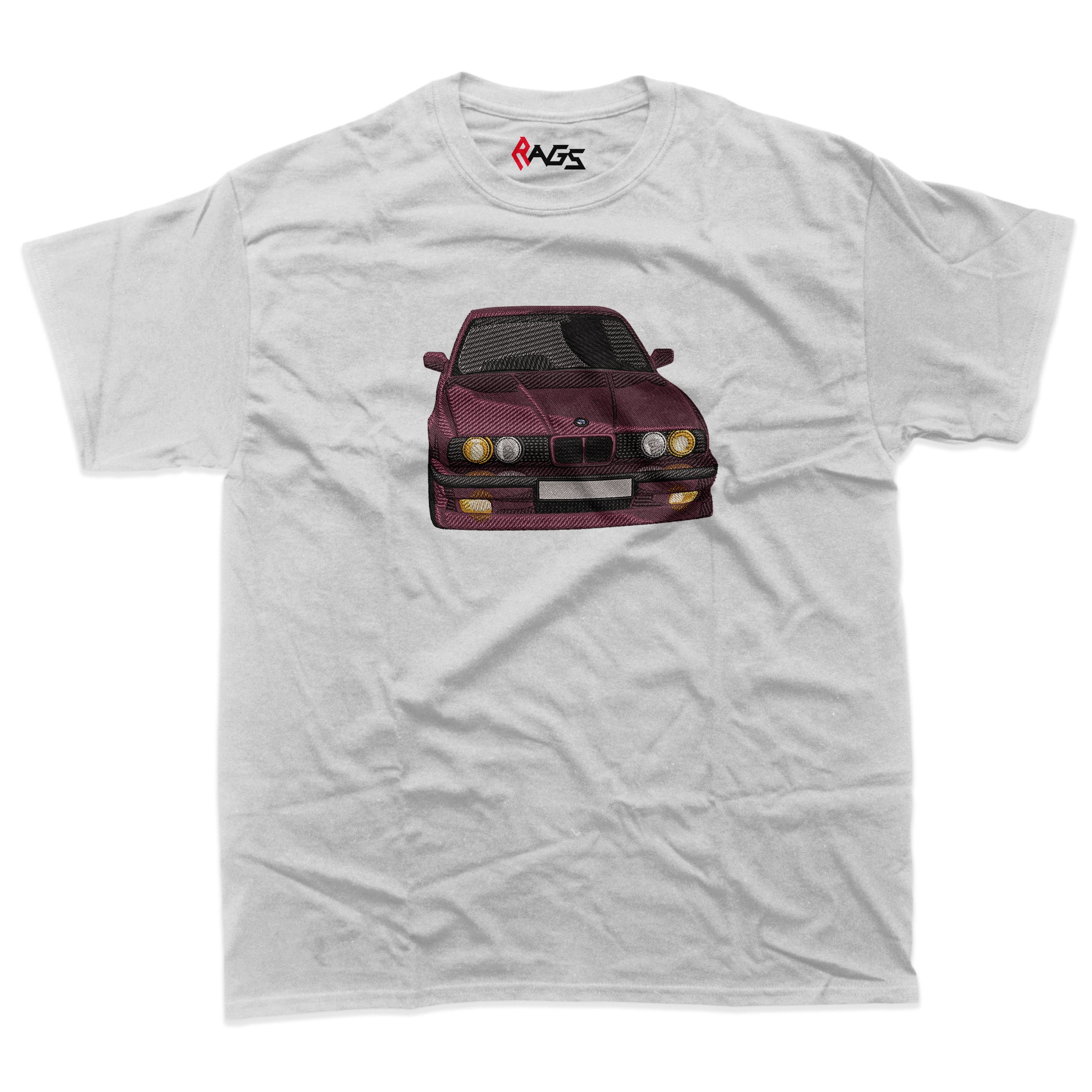 Cars | BMW E34 embroidered T-shirt