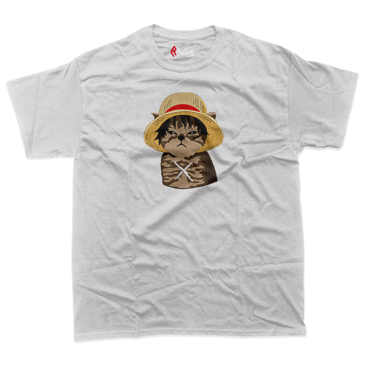 Тениска с бродерия Monkey D. Luffy - One Piece