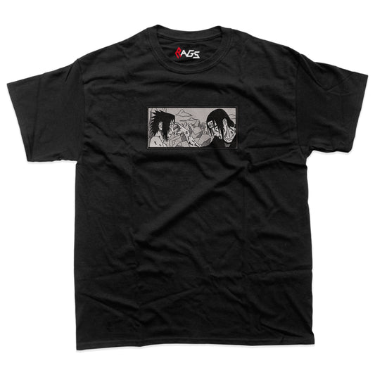 Sasuke & Itachi Embroidered T-Shirt - Naruto