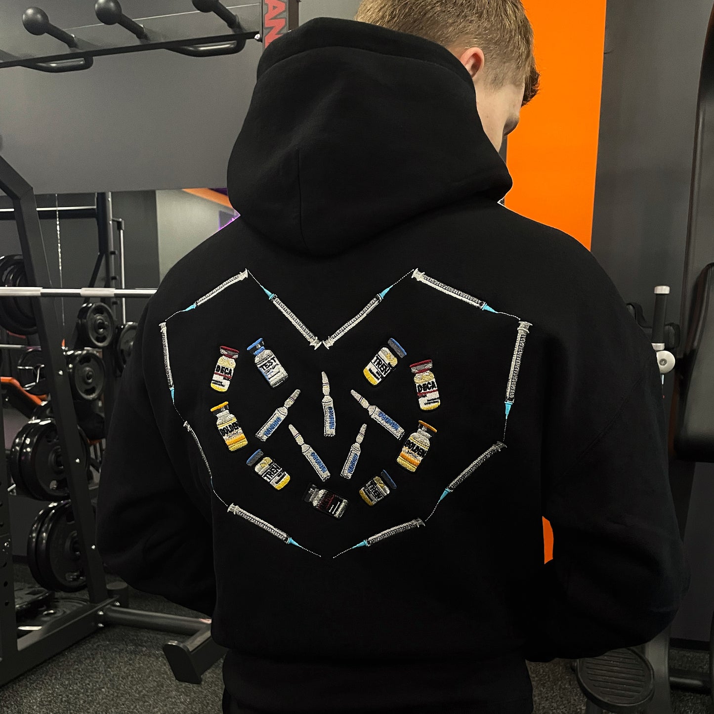 Gym | Pharm Collection embroidered Hoodie