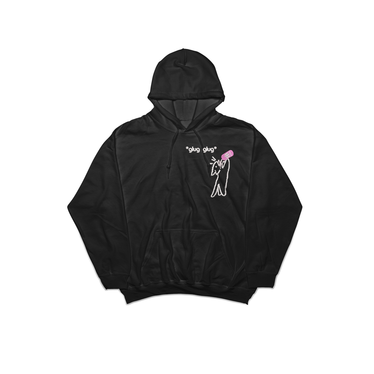 Monster Addict Cat embroidered Hoodie