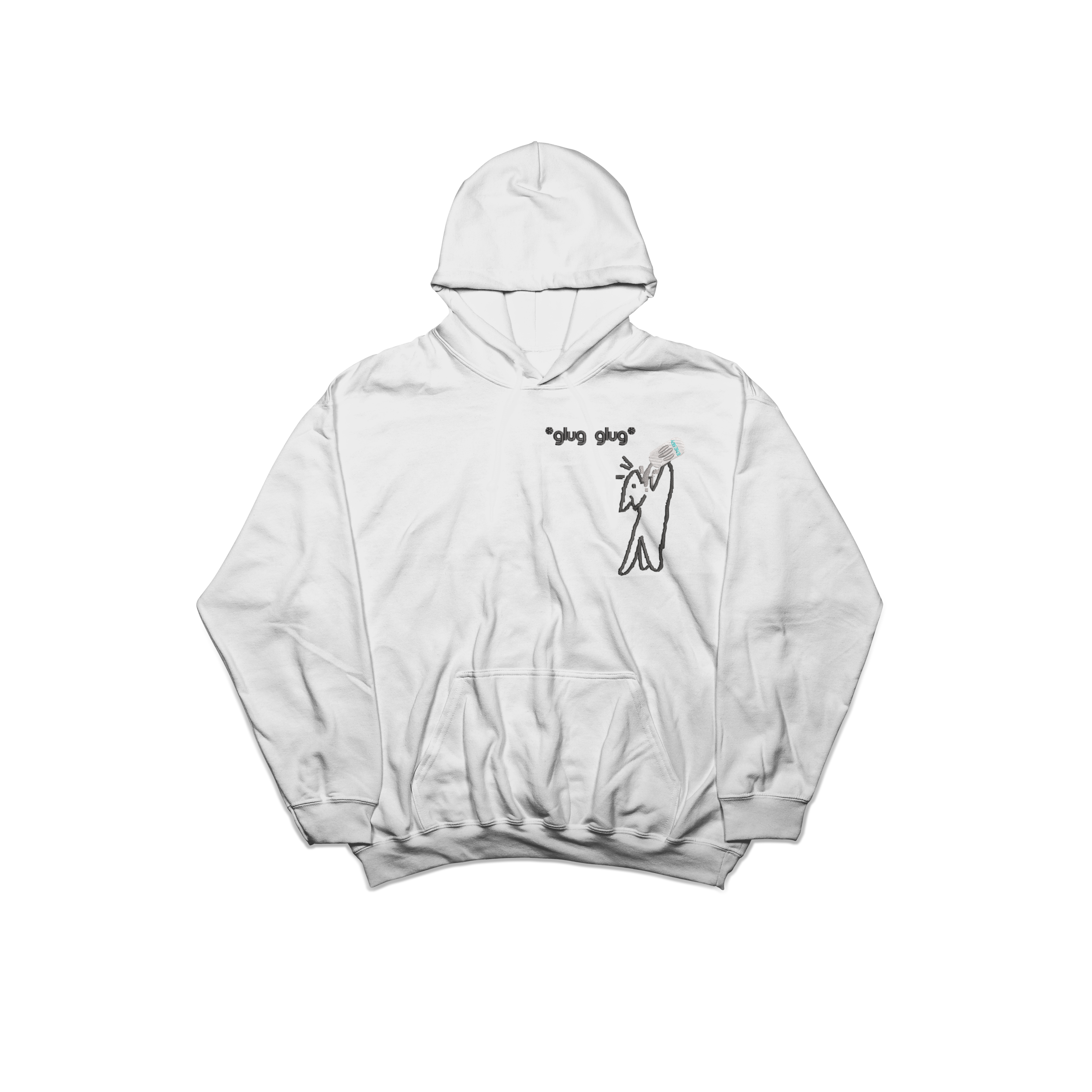 Monster Addict Cat embroidered Hoodie