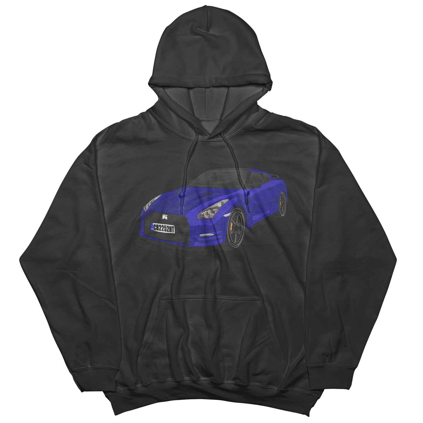 Cars | Nissan GTR embroidered Hoodie