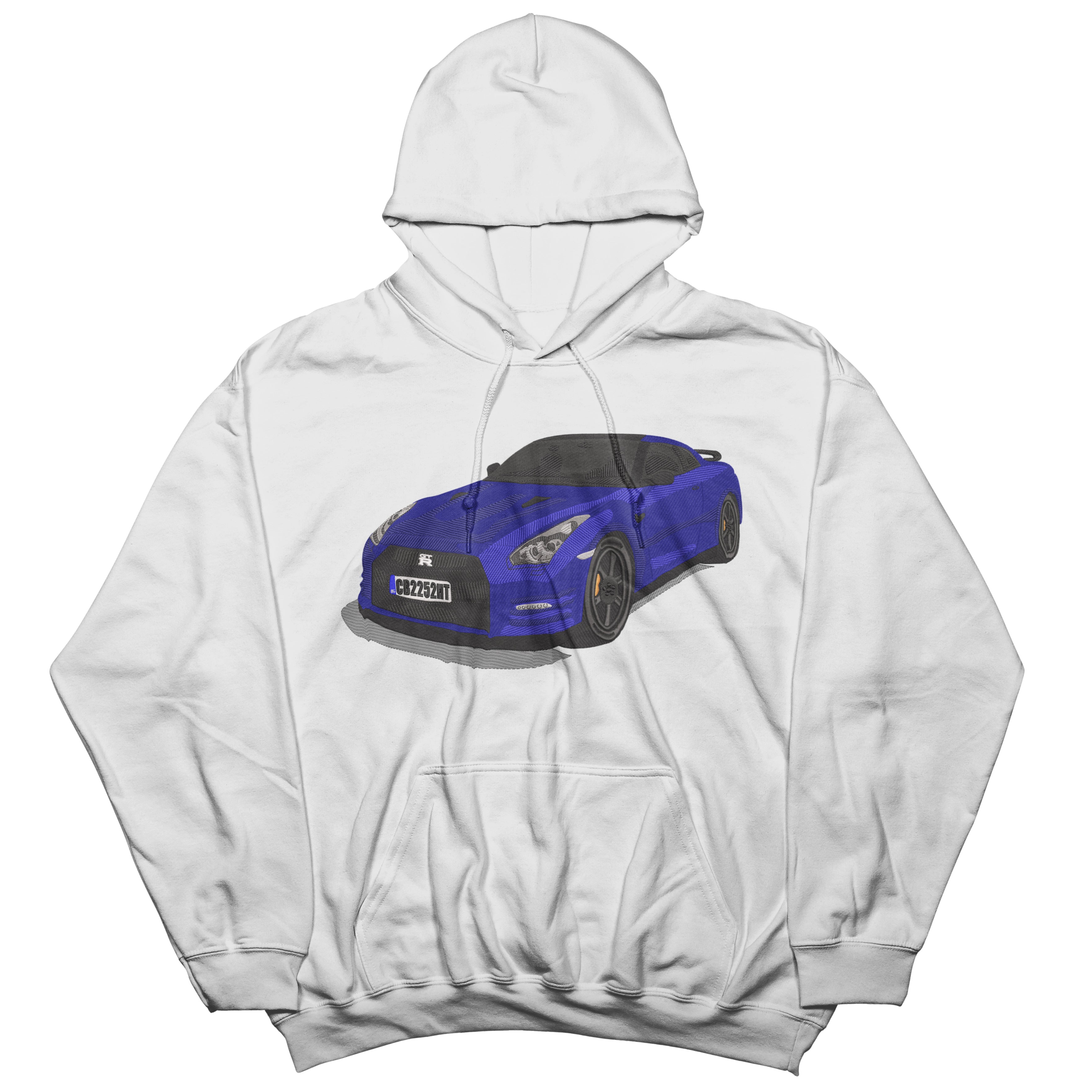 Cars | Nissan GTR embroidered Hoodie