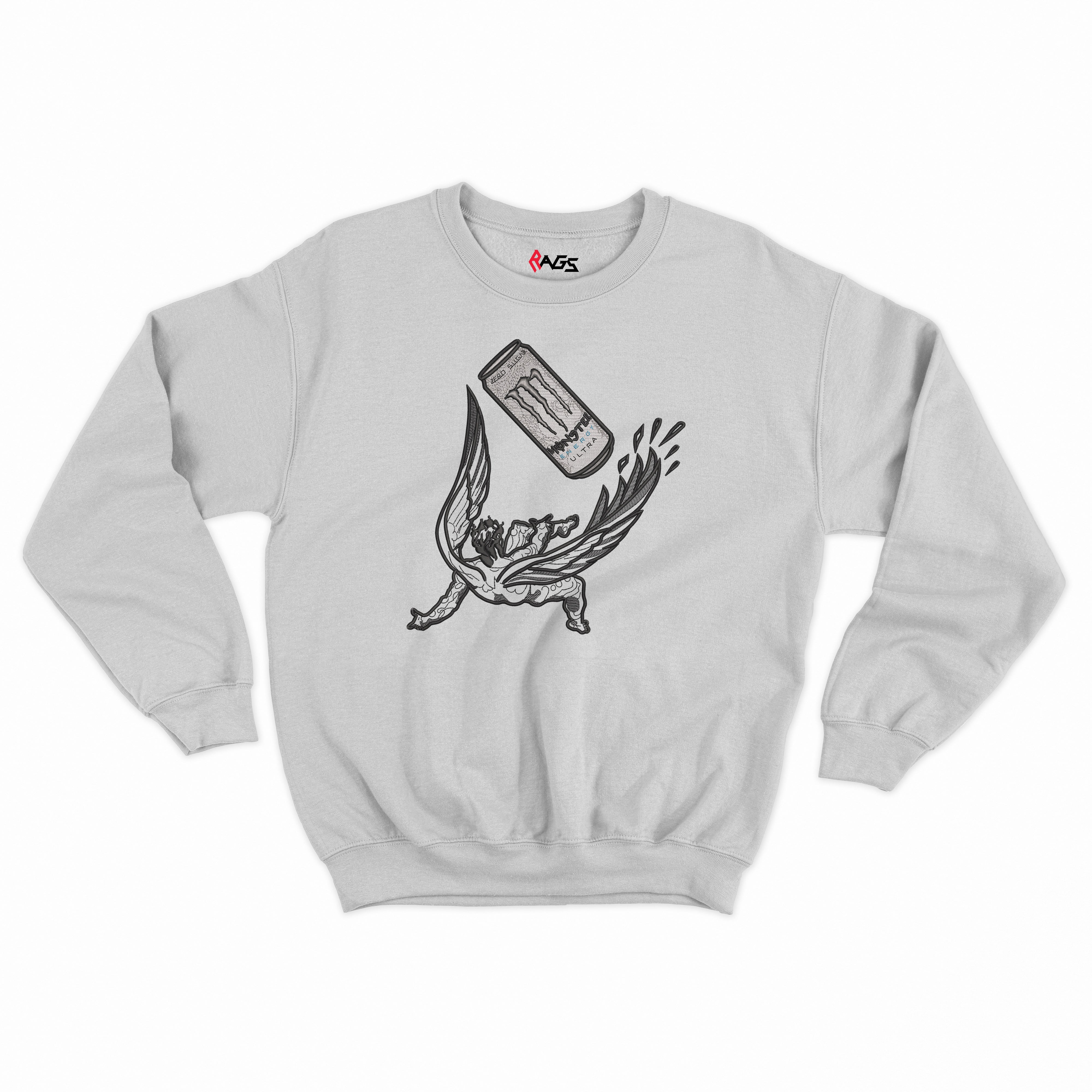 Gym | Icarus Falling by White Monster embroidered Sweater