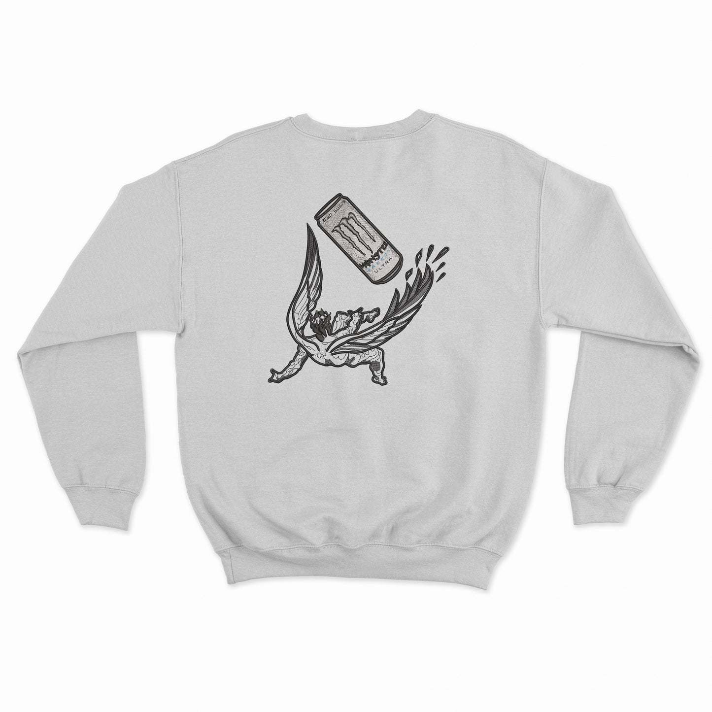 Gym | Icarus Falling by White Monster embroidered Sweater