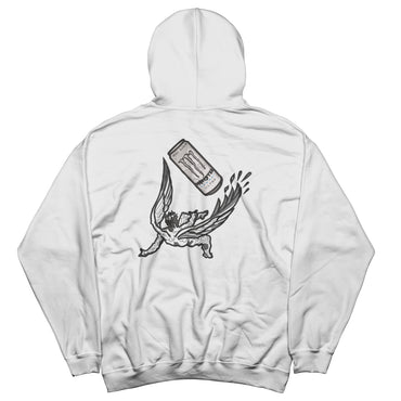 Gym | Icarus Falling by White Monster embroidered Hoodie