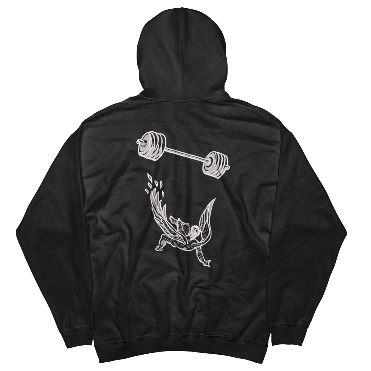 Gym | Icarus Gym Falling embroidered Hoodie
