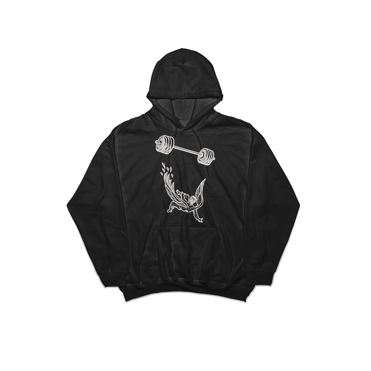 Gym | Icarus Gym Falling embroidered Hoodie