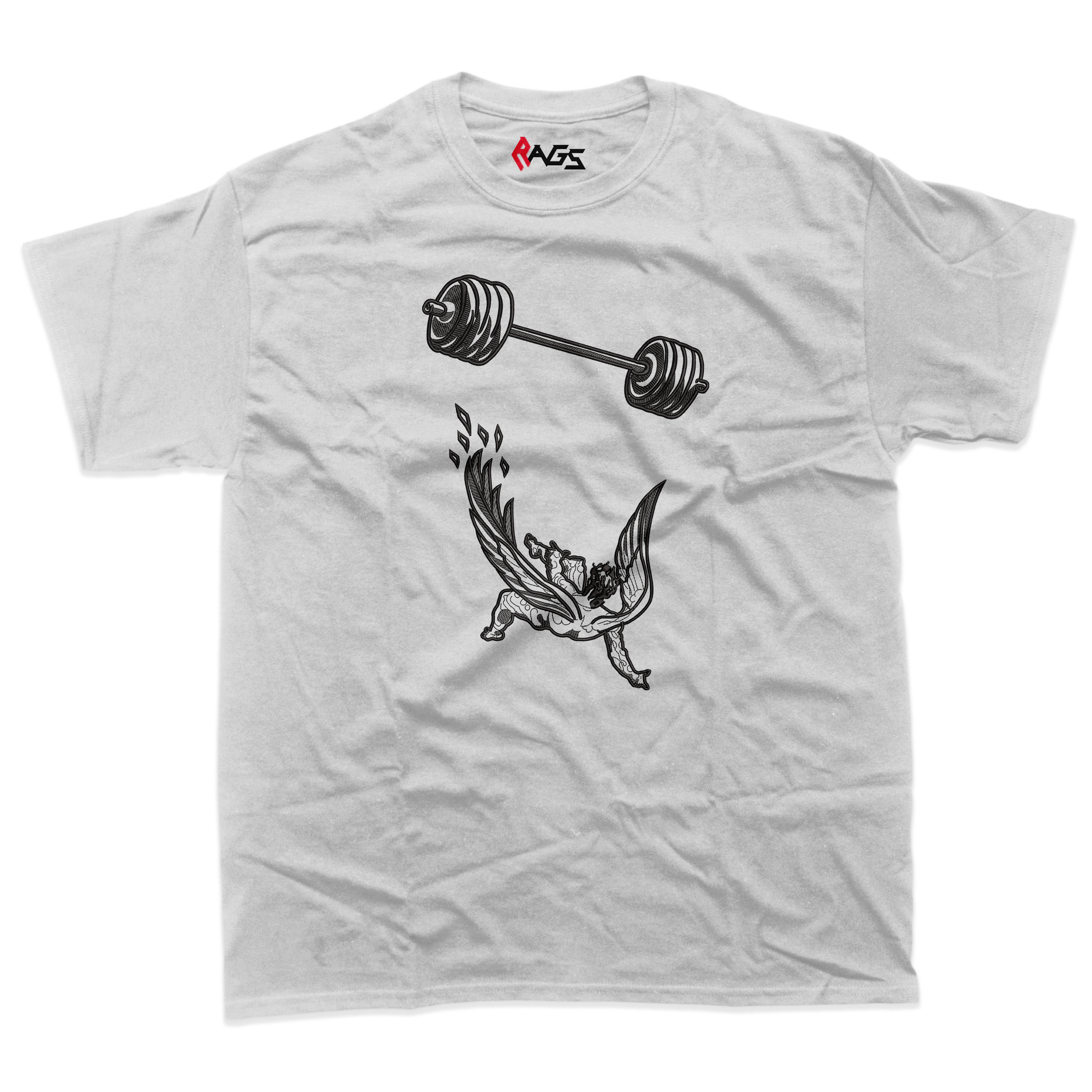 Gym | Icarus Gym Falling embroidered T-shirt