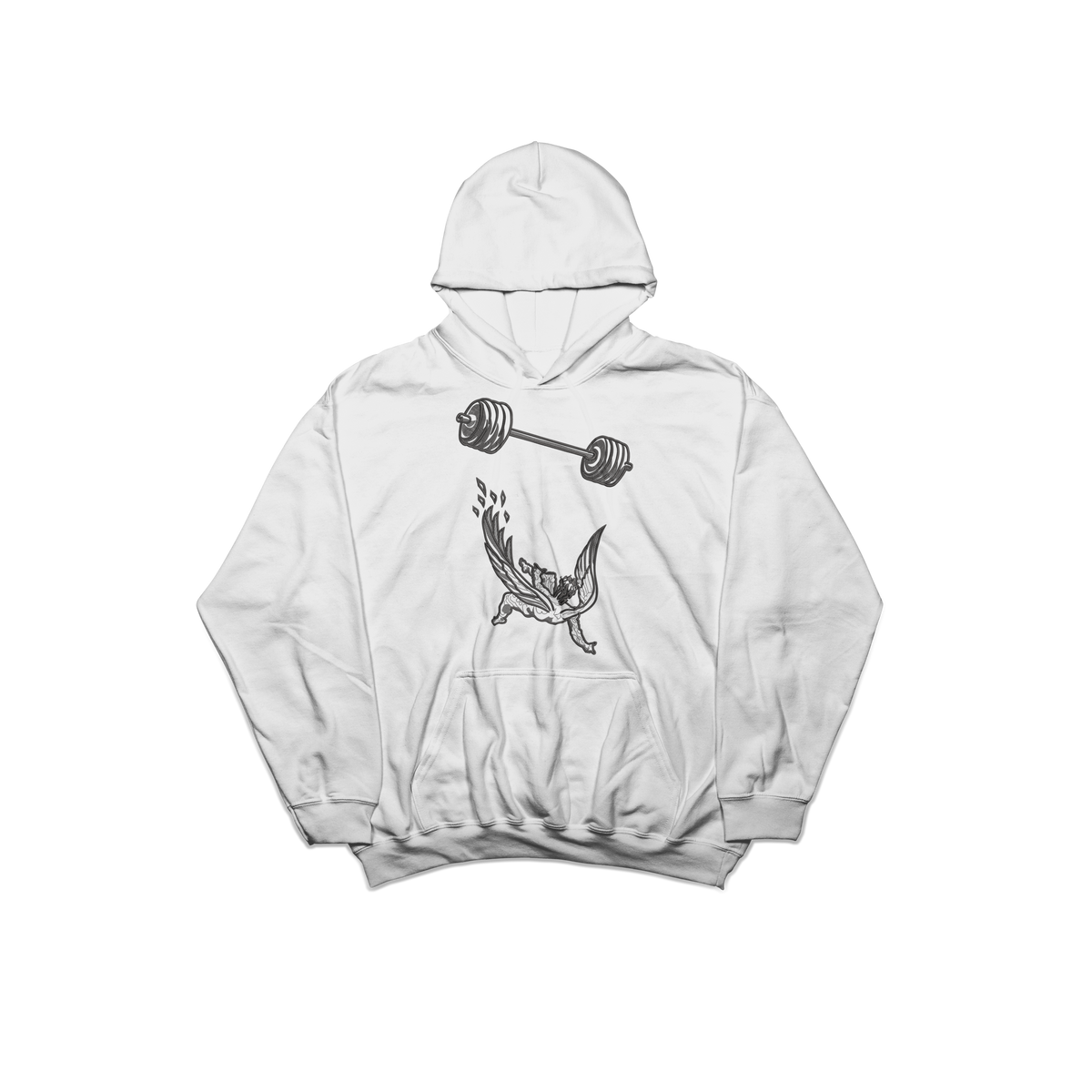 Gym | Icarus Gym Falling embroidered Hoodie