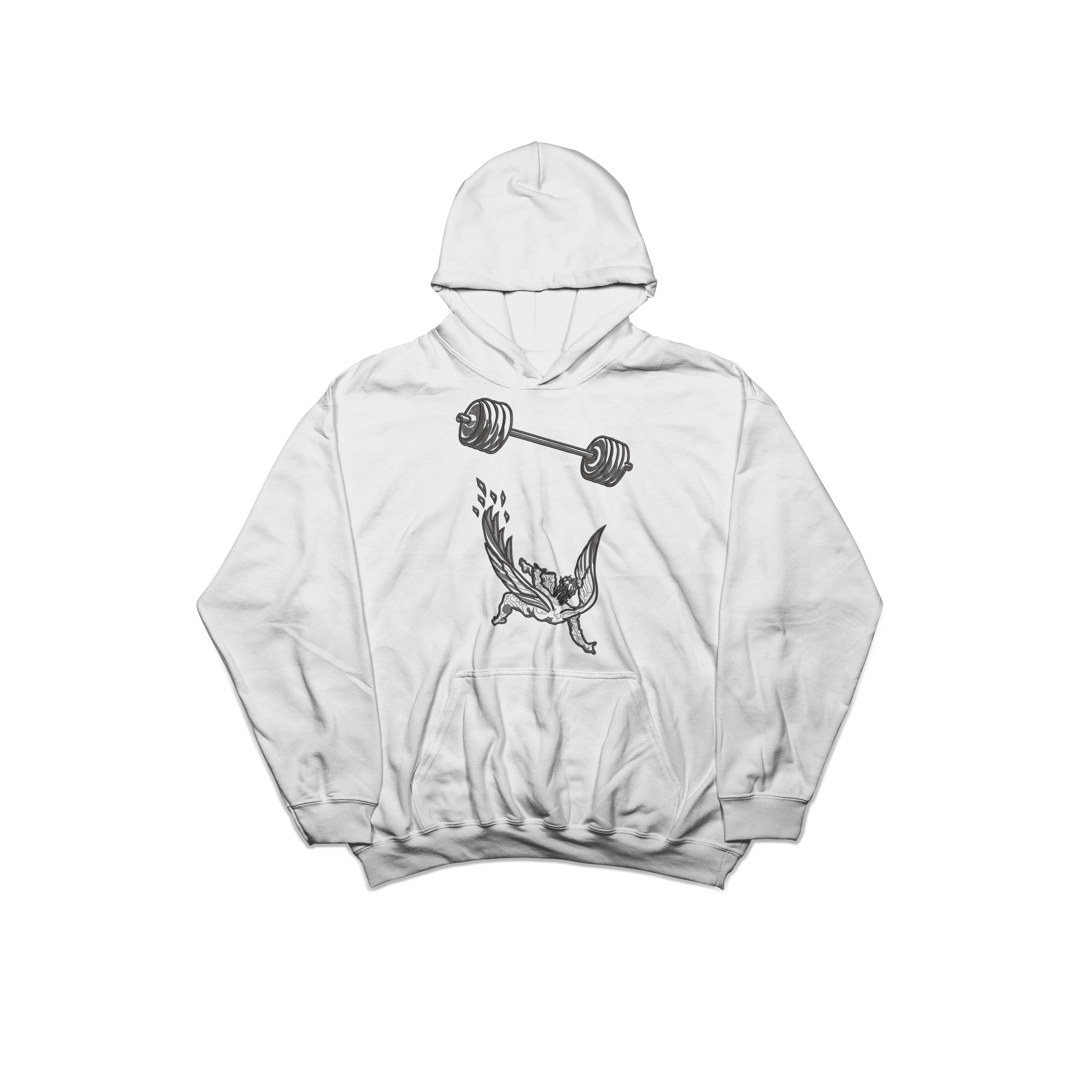 Gym | Icarus Gym Falling embroidered Hoodie