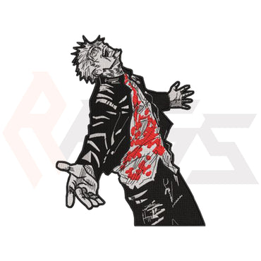 Тениска с бродерия Satoru Gojo - Jujutsu Kaisen