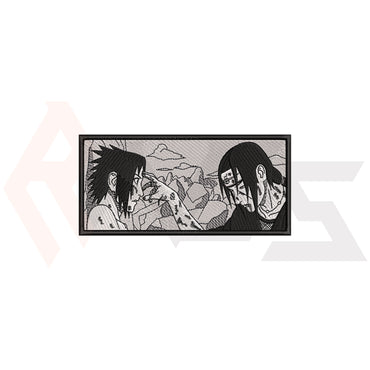 Тениска с бродерия Sasuke & Itachi - Naruto